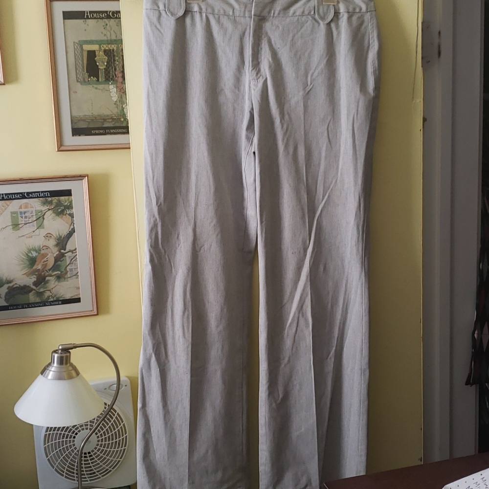 Banana Republic size 12L suit pant gray